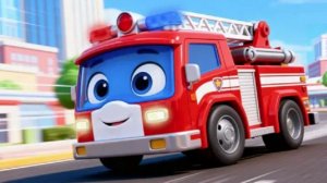 Мультики про машинки - Пожарная машина спешит на помощь - Мультик про машинки для детей