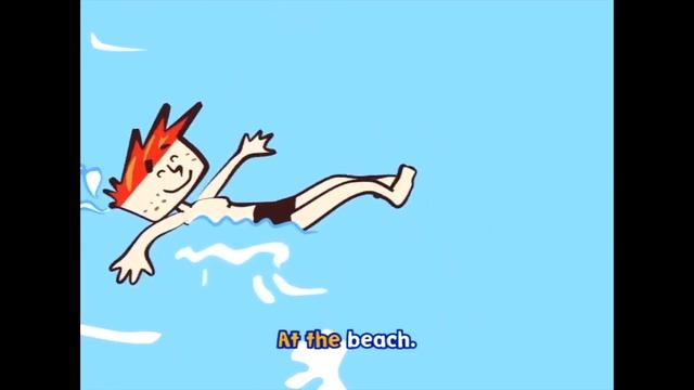 Kids Box 2, Unit 12.2 On holiday! Sing the song. смотреть онлайн