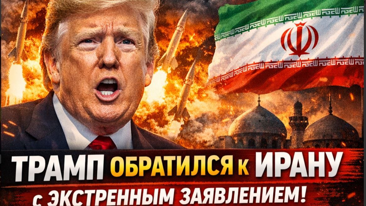 СРОЧНО! 5 Минут Назад Трамп Обратился к ИРАНУ с ЭКСТРЕННЫМ Заявлением! Началось! смотреть онлайн
