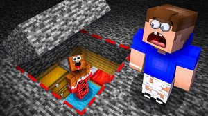 😲 Я Построил СЕКРЕТНУЮ БАЗУ под БЕДРОКОМ в Майнкрафт! Minecraft