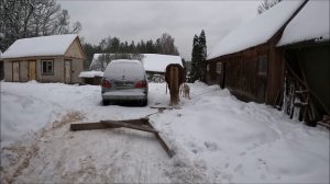 Лесной хутор/Ледяной дождь, снег, мороз и цены в магазине. Зимние забавы на хуторе.