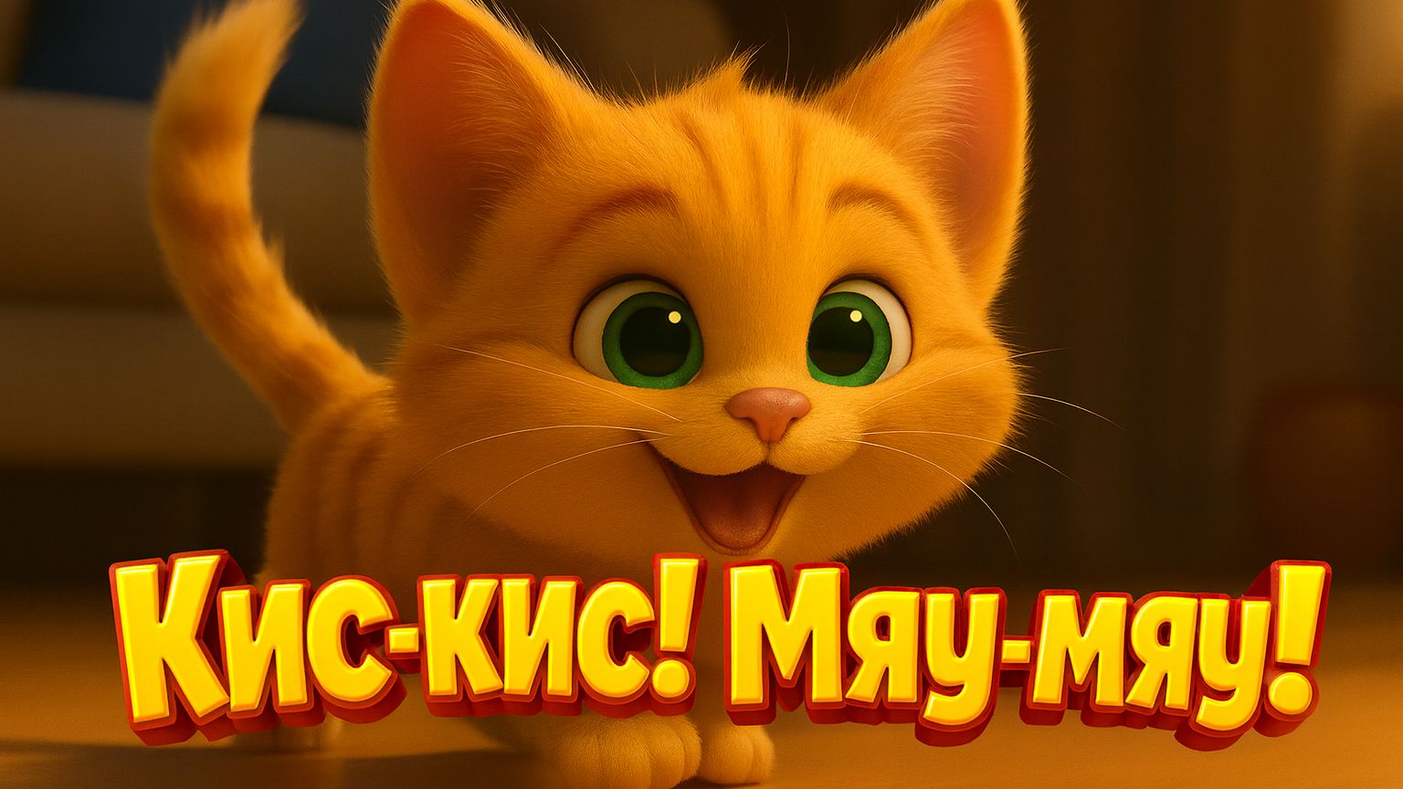 Песенка про Котёнка Кис-кис! Мяу-мяу! 🐱| Детские песенки для детей | Детские песенки для малышей смотреть онлайн