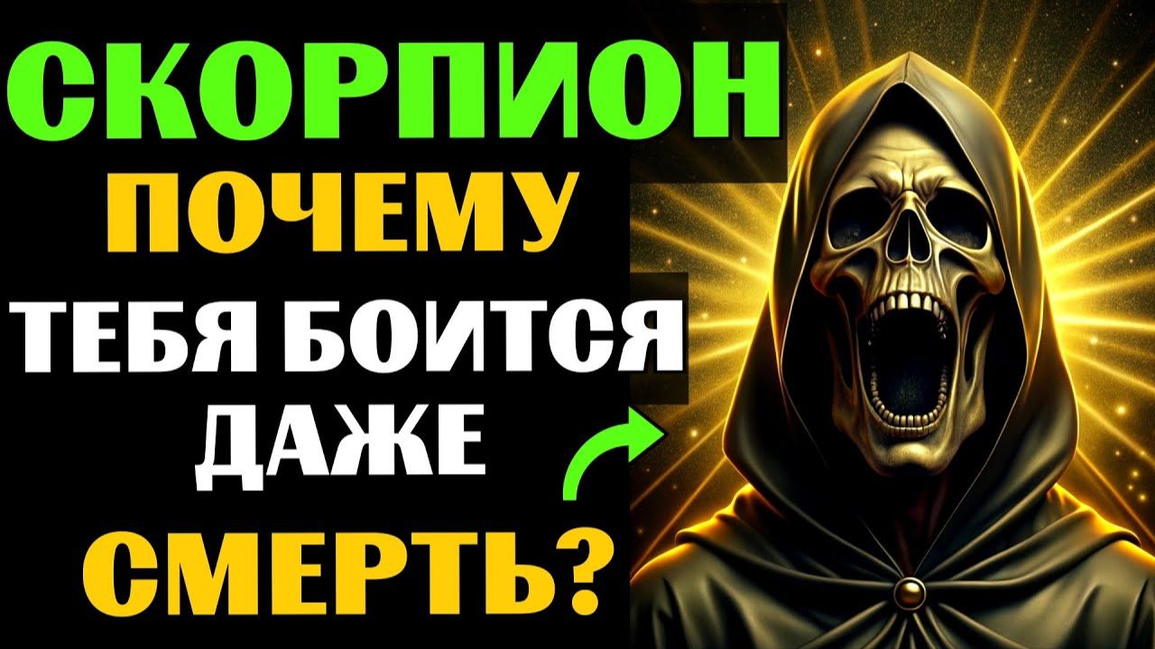 🦂🔴30 причин, почему САМА СМЕРТЬ боится СКОРПИОНОВ. 😱Почему Вам суждено долго жить❓ смотреть онлайн