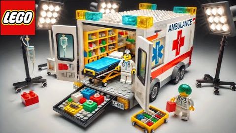 Превращается в клинику — умная трансформирующаяся модель LEGO! смотреть онлайн