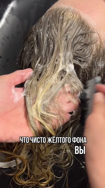 Рецепт холодного теплого блонда❤️