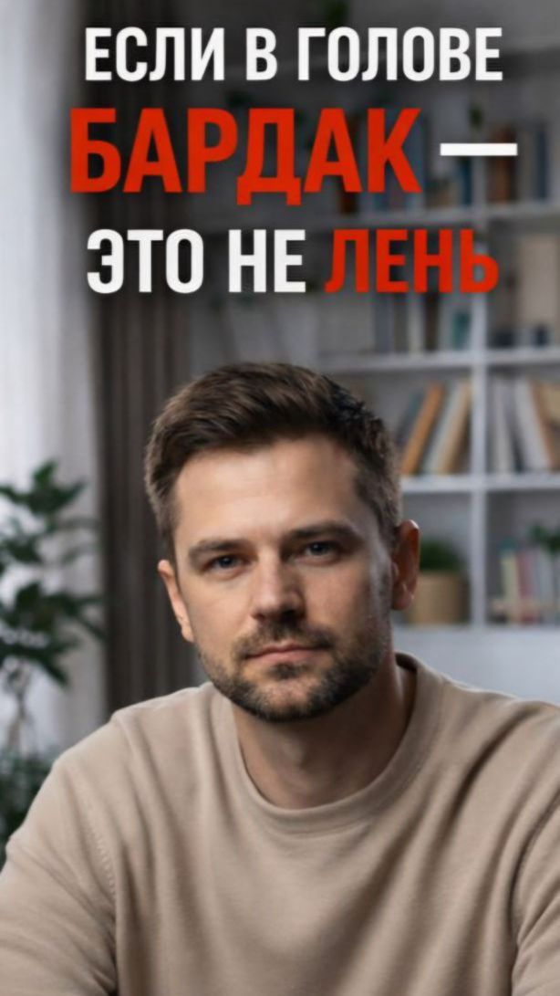Если в голове бардак — это не лень