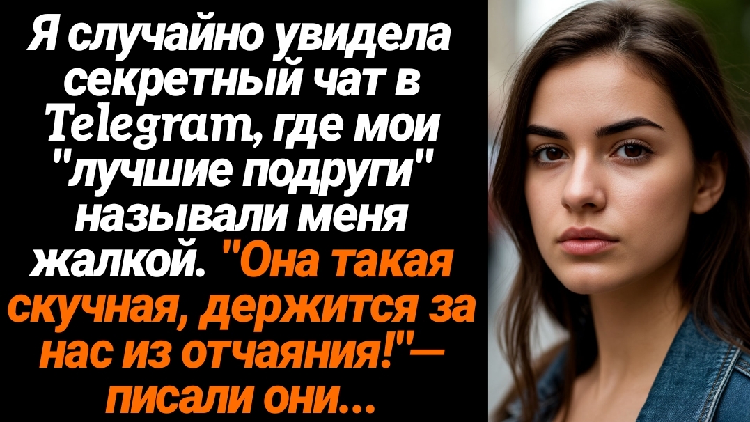 Жизненные Истории/Я случайно увидела секретный чат в Telegram, где мои «лучшие подруги» называли мен