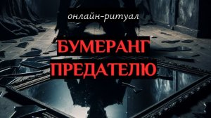 БУМЕРАНГ ПРЕДАТЕЛЮ