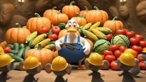 Мультики для детей . Приключения утки 🪿 в саду - Когда мыши 🐭украли овощи🍅