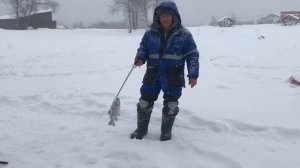 поимка форели