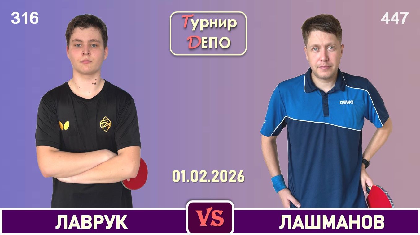 Лаврук — Лашманов (01.02.2026)