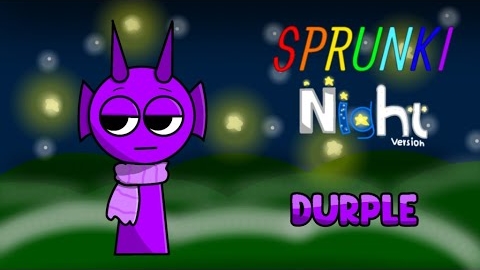 sprunki night version Durple. подпишись! смотреть онлайн