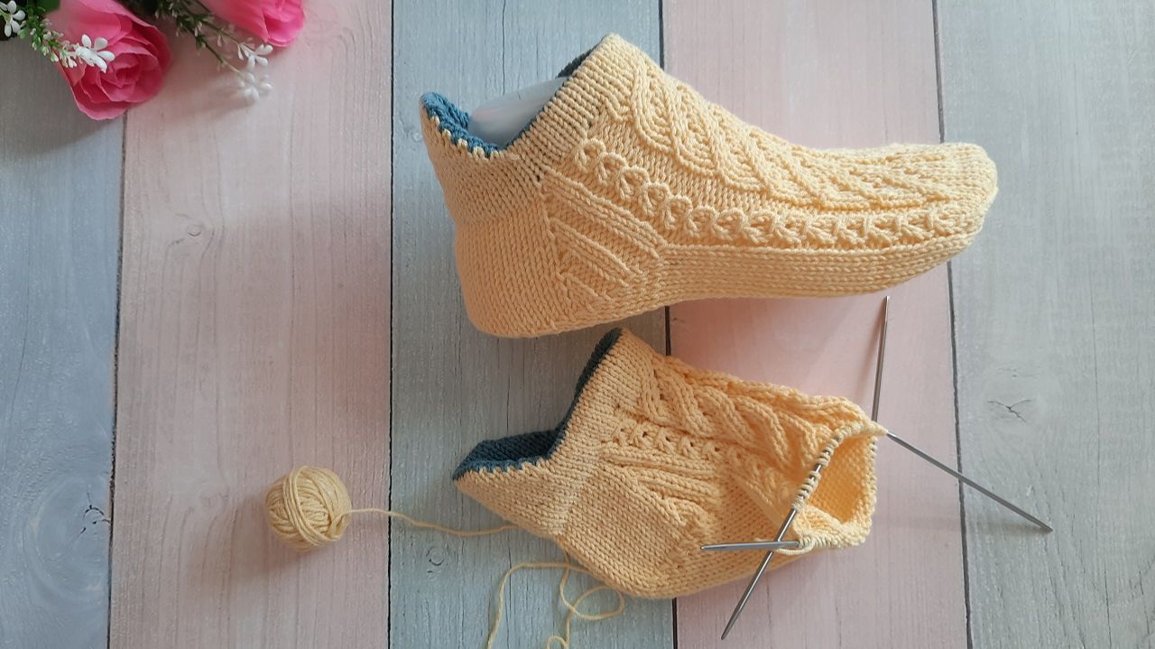 НОСКИ спортивные удобные и теплые. / Подробное МК./ смотреть онлайн