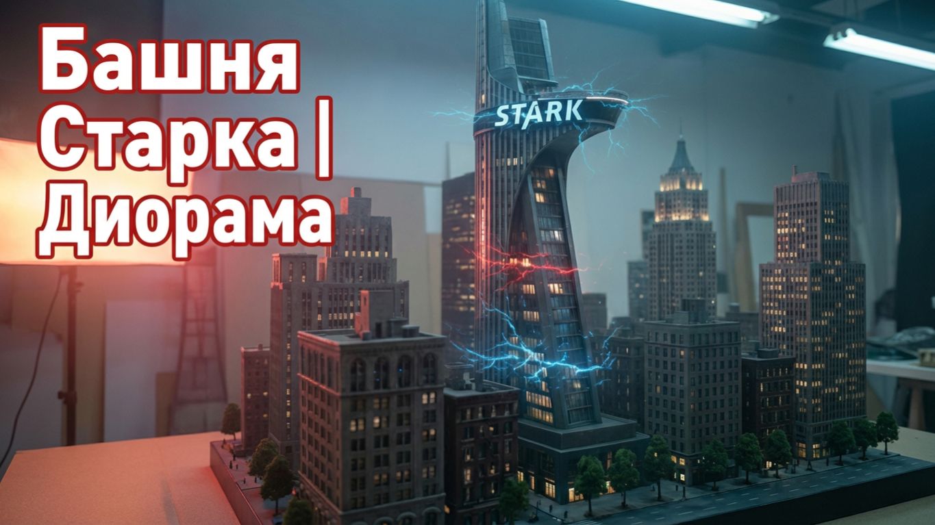 Башня Старка | Диорама Marvel
