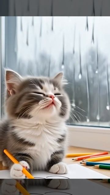 Котик и волшебный карандаш ✏️