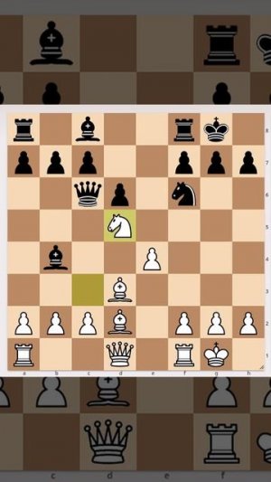 Шахматная ловушка_ красивый выигрыш за белых, может позавидовать и КМС