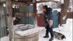 Как мы за водой на колодец ходили.