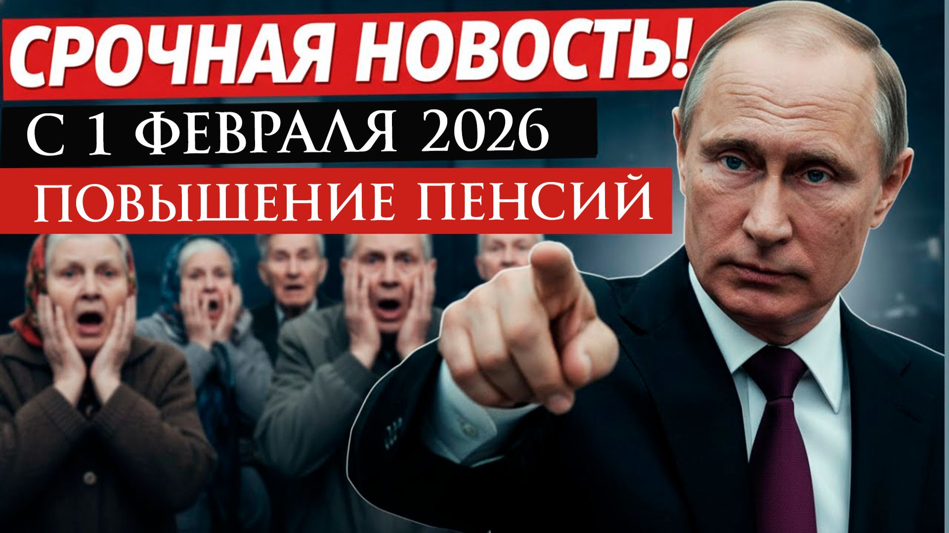 С 1 Февраля 2026 года Повышение Пенсий смотреть онлайн