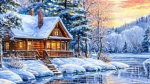 С добрым морозным утром! Красивая музыкальная открытка с песней.