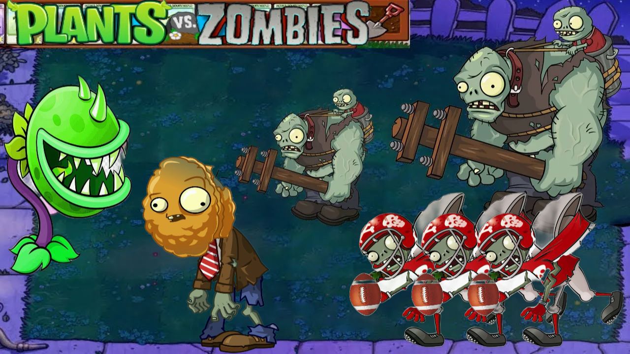 Зомби против растений! Plants vs Zombies PvZ Растения против Зомби ПвЗ смотреть онлайн