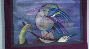 Выставка известной бурятской художницы Аллы Цыбиковой открылась в Новосибирске