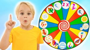 Крис и Детская история про волшебное колесо.