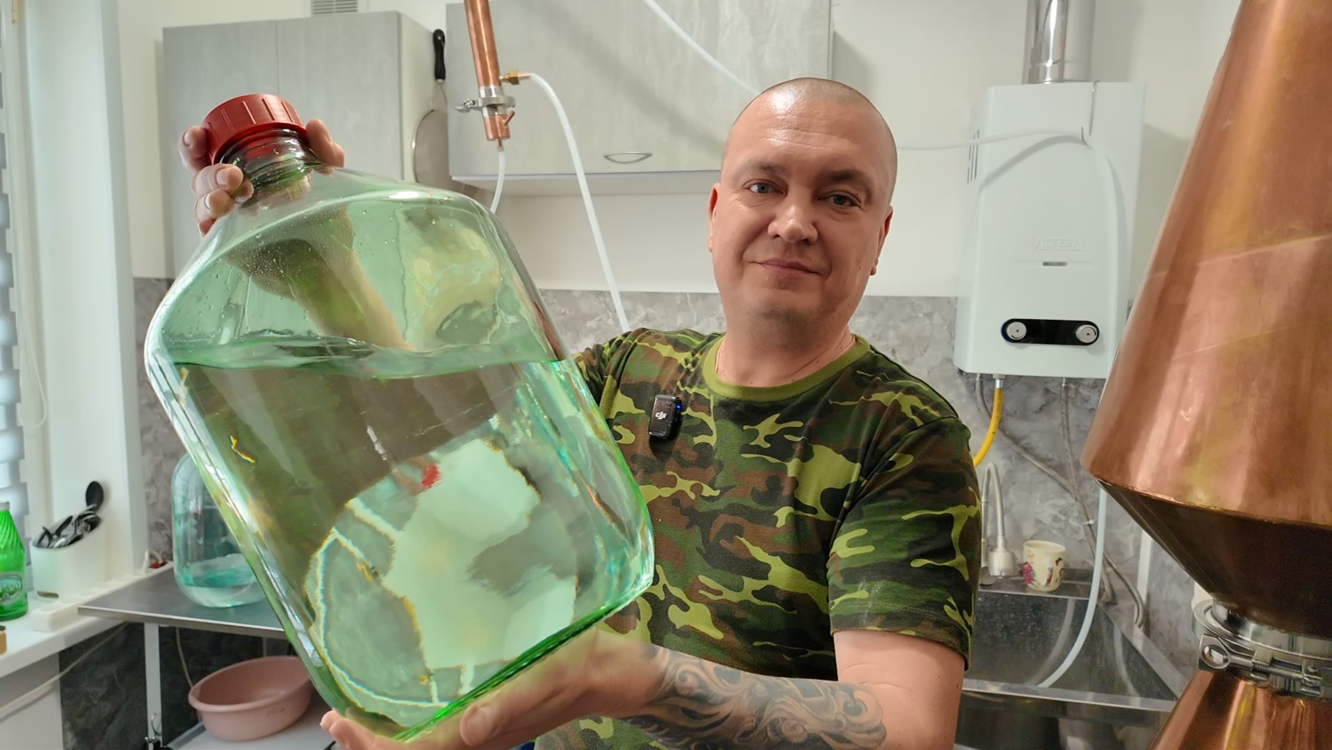 Дегустация дистиллята из виноградного сока за один перегон на аламбике 21го века. смотреть онлайн