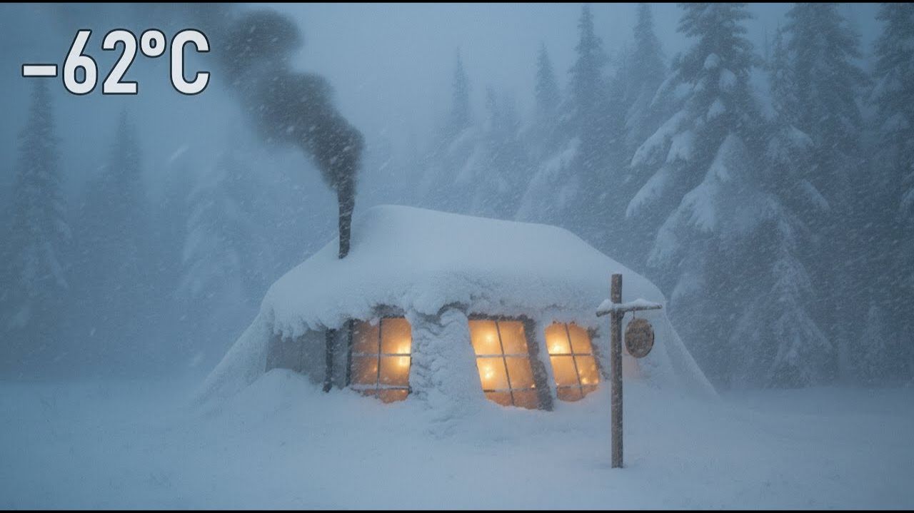 Выживание в лесу в экстремальную погоду -62 градусов смотреть онлайн