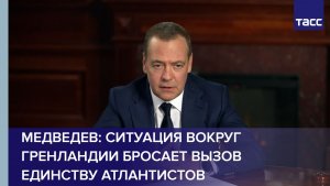 Медведев: ситуация вокруг Гренландии бросает вызов единству атлантистов