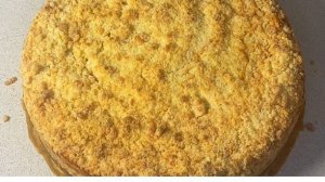 Яблочный пирог с яблочным суфле.