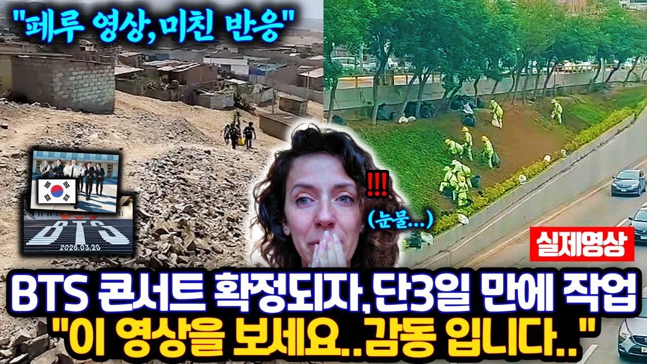 Вот что сделали в Перу всего за 3 дня после подтверждения концерта BTS. Очень трогательно. смотреть онлайн