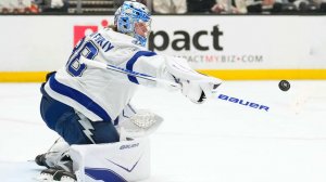 Вратарь "Тампы" Василевский подрался с голкипером "Бостона" в матче НХЛ