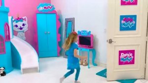 Настя тренируется и заботится о малыше [get.gt]