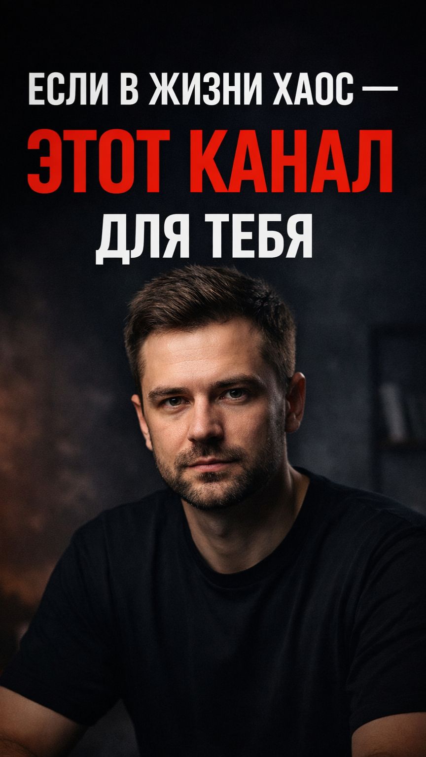Если в жизни хаос — этот канал для тебя