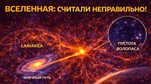 Карта вселенной перерисована учёными: мы в пустоте.