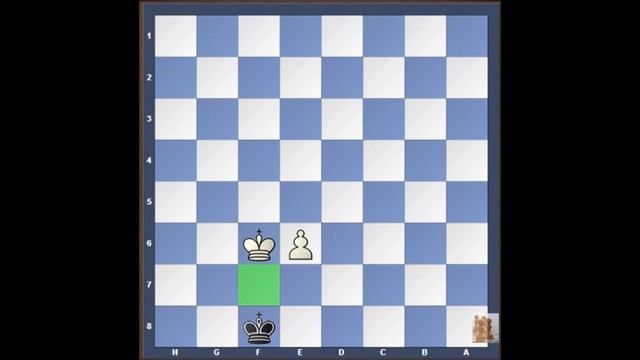 Пешечный эндшпиль. Задания № 3, 4 и 5 Ближняя оппозиция