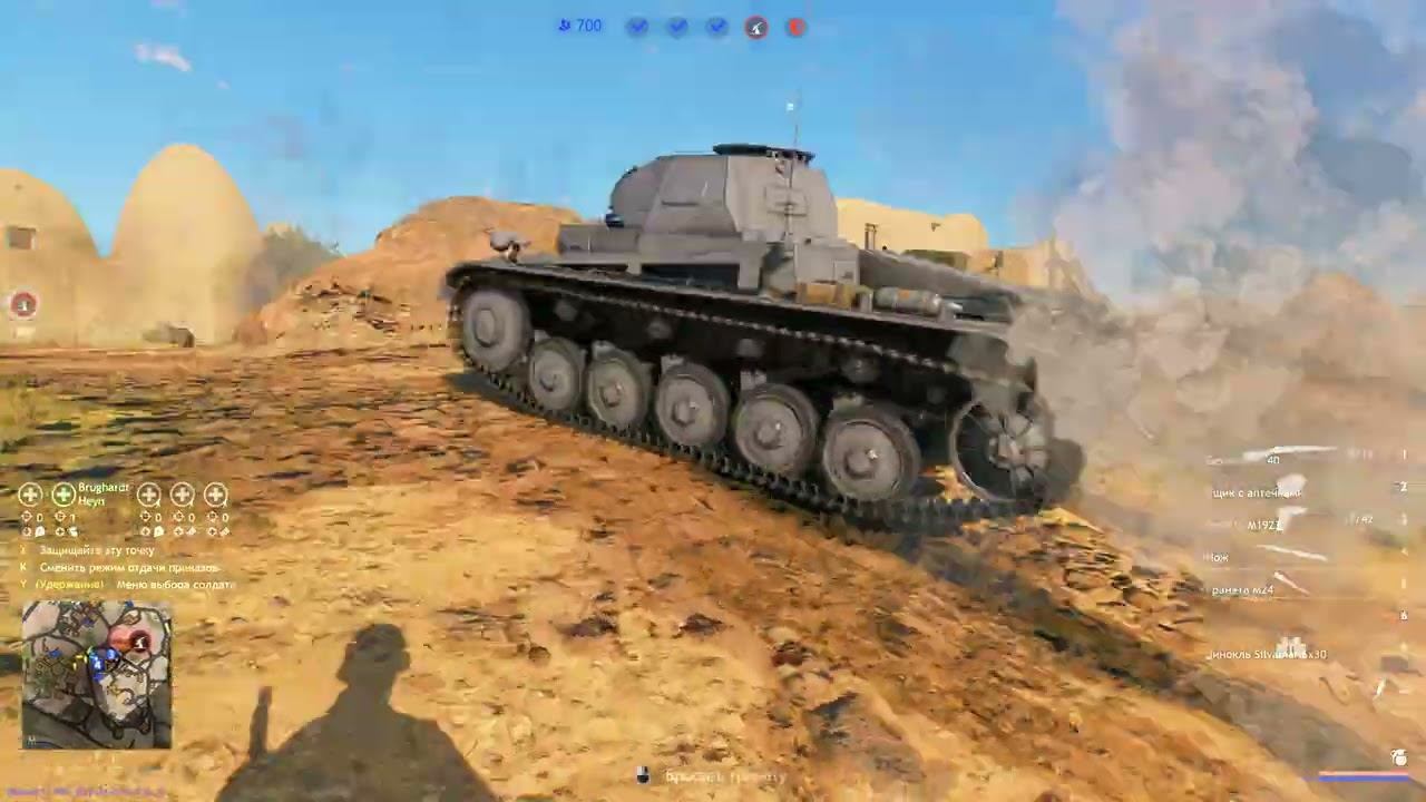 Бой за пещерную деревню в Enlisted смотреть онлайн