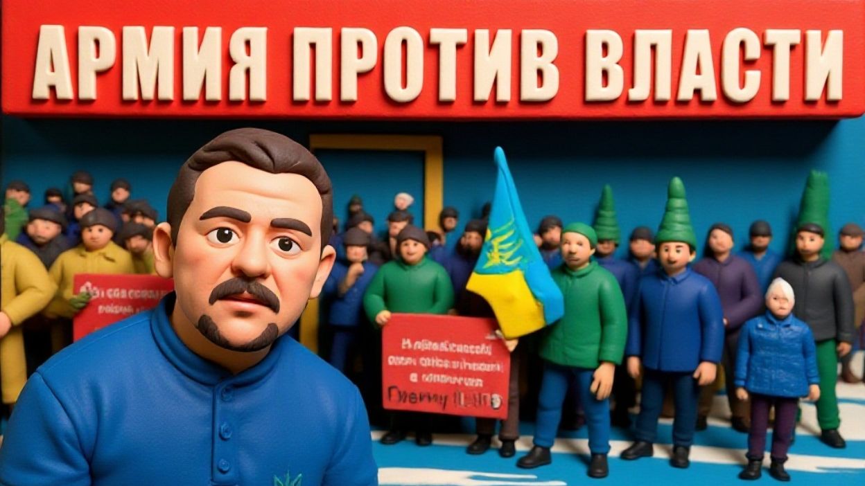 Зеленский в шоке! Военные перешли на сторону народа — протест на Майдане против режима смотреть онлайн