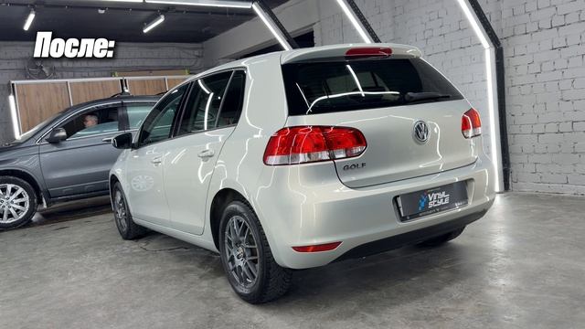 Volkswagen Golf - полировка кузова и нанесение керамики, химчистка салона, покраска бампера смотреть онлайн
