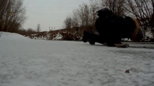 Налим на живца зимой. 1 сезон. 5 серия. (Как поставить тычку поставушку на налима. Второе открытие)