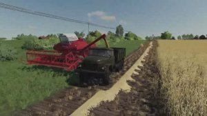 Farming Simulator 19/Карта Балдейкино/Уборочная на ск6 колос