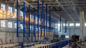 Ход строительства комплекса по производству высокоскоростных поездов, январь-2026