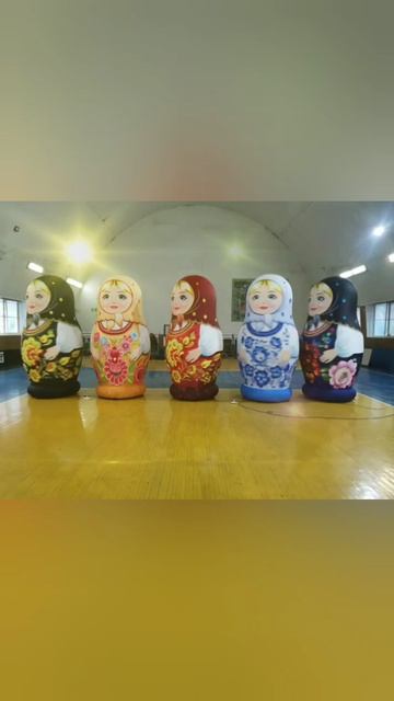 Надувные декорации к Маслинеце.