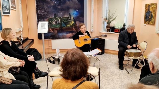 Фрагмент творческого вечера Ларисы Мещаниновой