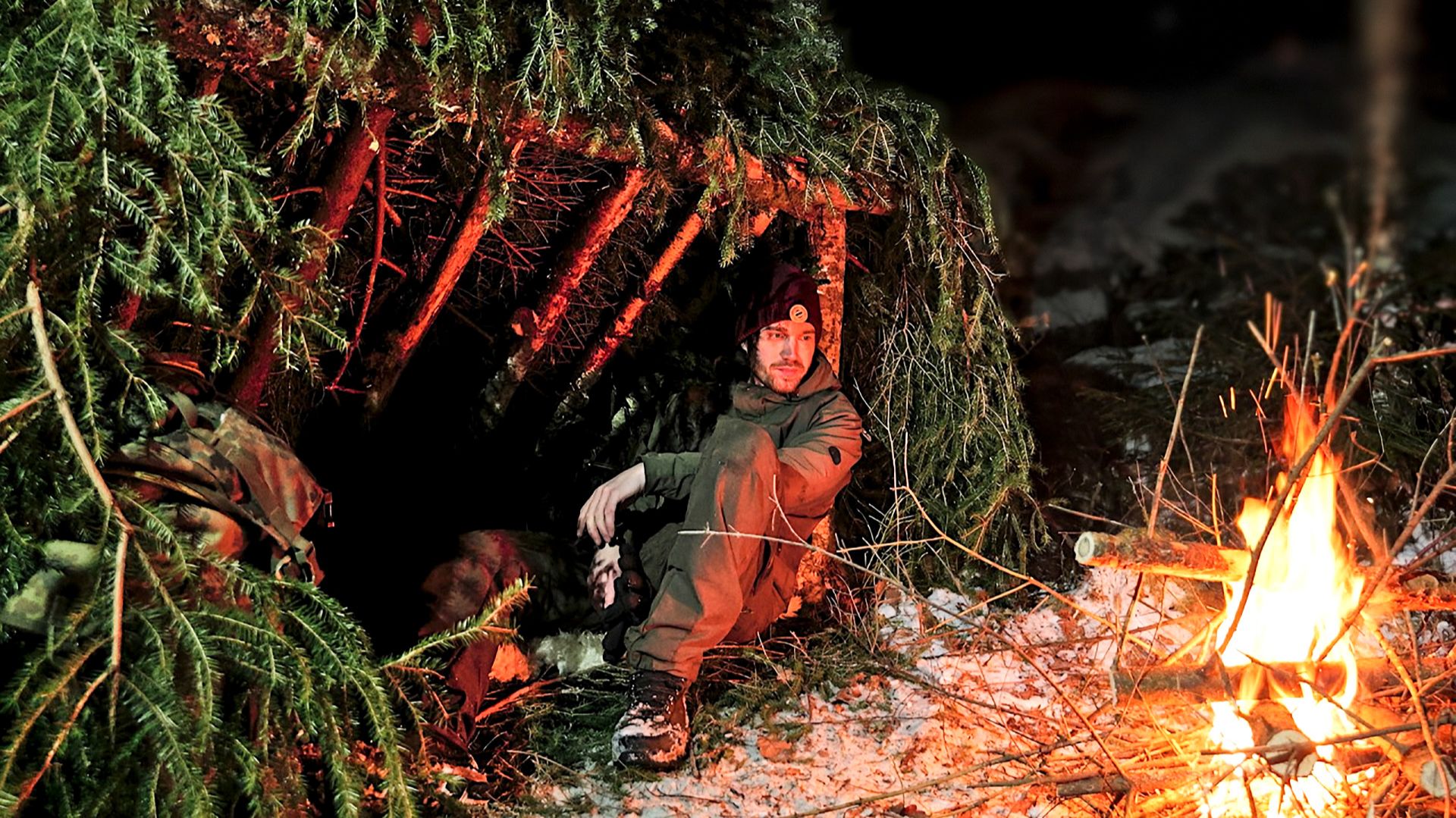 Nordic Ventures - Building a Winter Shelter ❄️ Camping Alone In Freezing Weather смотреть онлайн