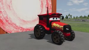 Мультики: ГИГАНТ vs МАЛЫШ — Трактор Маккуин против ПОЕЗДА! 🚜🚂💥 Кто кого перетянет?