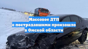 Массовое ДТП с пострадавшими произошло в Омской области