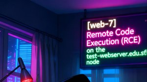 [web-7] Удаленное выполнение кода (RCE) на узле test-webserver.edu.stf