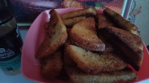 Вкусные, тостерные гренки! С универсальной приправой!