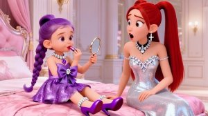 Малышка Руми впервые делает макияж, чтобы выглядеть как Мира. Охотники на демонов